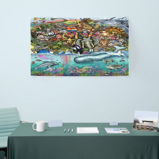 Tiere des Planeten Erde Banner (Messeveranstaltung)