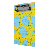 Tiere, die Babymusterhintergrund spielen Mini Klemmbrett (Gewinkelt2)