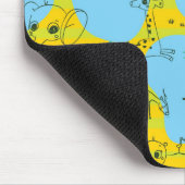 Tiere, die Babymusterhintergrund spielen Mousepad (Ecke)