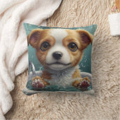 Tiere, die einen Bath Funny nehmen Kissen (Decke)