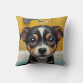 Tiere, die einen Bath Funny nehmen Kissen (Rückseite)