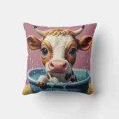 Tiere, die einen Bath Funny nehmen Kissen (Rückseite)