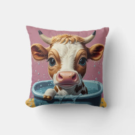 Tiere, die einen Bath Funny nehmen Kissen