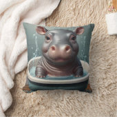 Tiere, die einen Bath Funny nehmen Kissen (Decke)