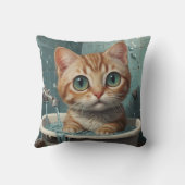 Tiere, die einen Bath Funny nehmen Kissen (Rückseite)