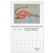 Tiere, die Yoga-Kalender ausführen Kalender (Jan 2026)