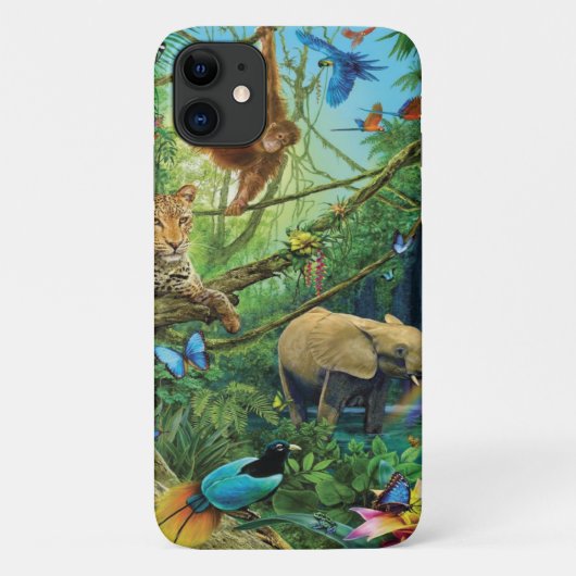 Tiere, die zusammen leben, werfen Kissen Case-Mate iPhone Hülle (Rückseite)