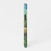 Tiere, die zusammen leben, werfen Kissen iPhone Hülle (Rechte Seite)