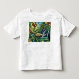 Tiere, die zusammen leben, werfen Kissen Kleinkind T-shirt