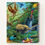 Tiere, die zusammen leben, werfen Kissen Notizblock (Rückseite)