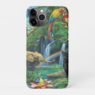 Tiere, die zusammen leben Wurfkissen iPhone 11Pro Hülle