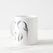 Tiere - Elefant Kaffeetasse (Vorderseite Links)