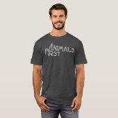 Tiere erstes Mädchen T-Shirt (Vorne ganz)