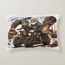 Tiere fahren mit dem Motorrad