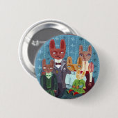 Tiere Familie Button (Vorne & Hinten)