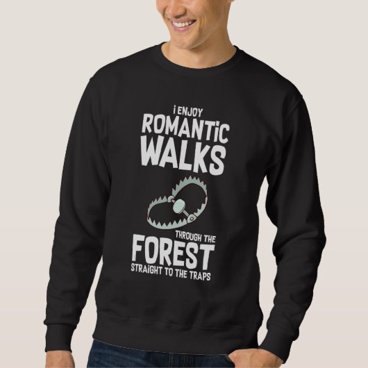 Tiere fangen, Kojotenjagd, Fallenhändler Sweatshirt (Vorderseite)