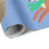 TIERE FEIERN KRISTMATIK GESCHENKPAPIER (Rolleneckpunkt)