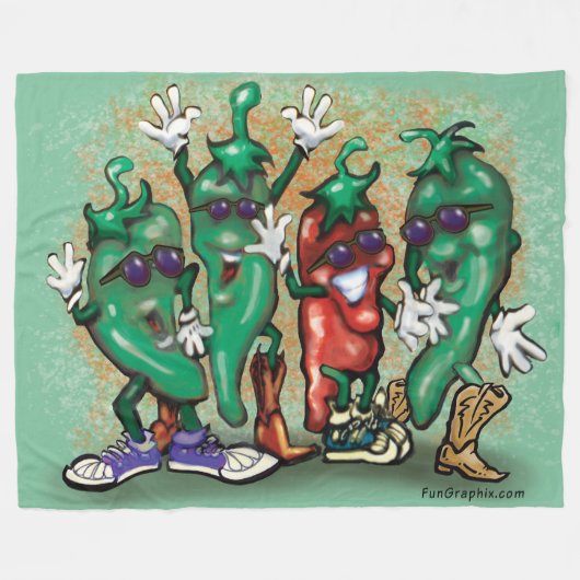 Tiere Fleecedecke (Vorderseite (Horizontal))