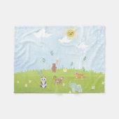 TIERE FLEECEDECKE (Vorderseite (Horizontal))