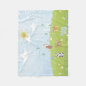 TIERE FLEECEDECKE (Vorderseite)