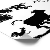 Tiere folgen dem Führer Poster (Ecke)