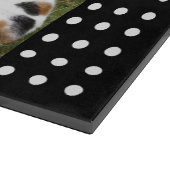 Tiere für immer Schwarz-Weiß-Foto Schneidebrett (Ecke)