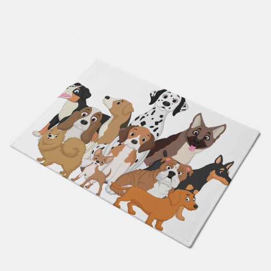 Tiere Fußmatte (Schrägansicht)