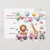 Tiere Geburtstag Personalisieren Benutzerdefiniert (Vorne/Hinten)