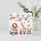 Tiere Geburtstag Personalisieren Benutzerdefiniert (Stehend Vorderseite)