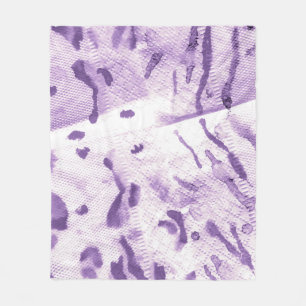Tiere geometrisch texturiert. Lavendel Kreuzlinien Fleecedecke