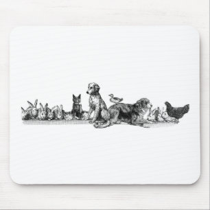 Tiere gerettet mousepad