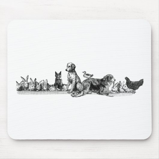 Tiere gerettet mousepad (Vorne)