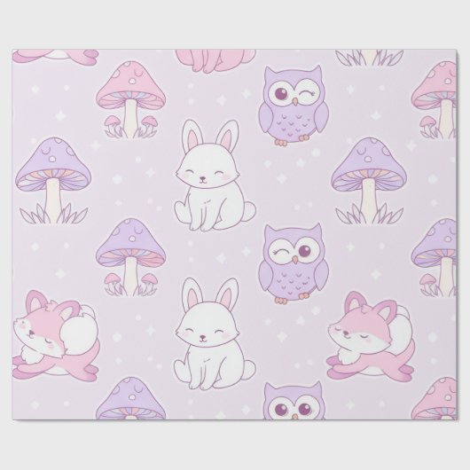 Tiere Geschenkpapier (Flach)