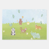 Tiere Geschenkpapier Set (Vorderseite 2)