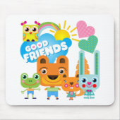 Tiere Gute Freunde Mousepad (Vorne)