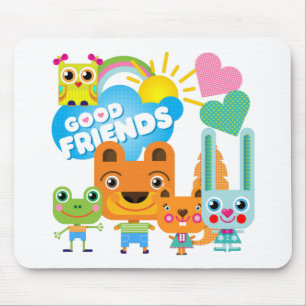 Tiere Gute Freunde Mousepad