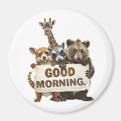 Tiere, Guten Morgen, Magnet (Vorne)