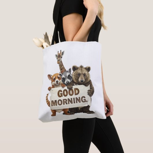 Tiere, Guten Morgen, Tasche (Von Nahem)