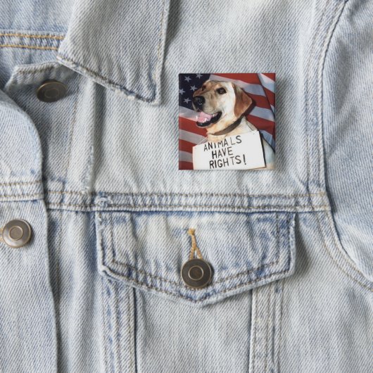 Tiere haben Rechte Button (Beispiel)