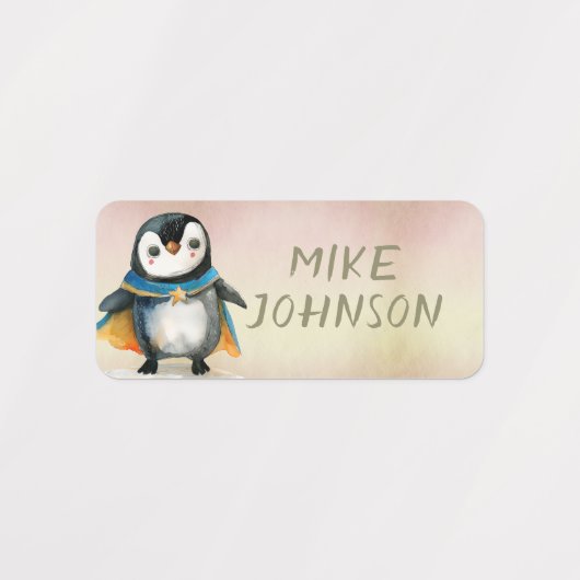 Tiere Heroes wasserdichte Kinder Name Kleidung Etiketten (Design 1)