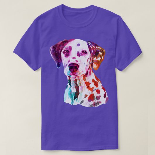 Tiere Hunde Dalmatiner T-Shirt (Design vorne)