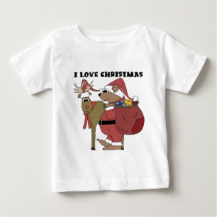 Tiere I Liebe Weihnachtsgeschenke und Geschenke Baby T-shirt
