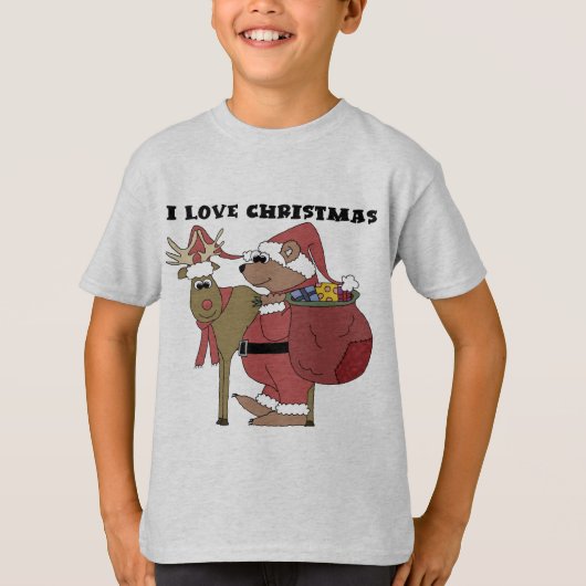Tiere I Liebe Weihnachtsgeschenke und Geschenke T-Shirt (Vorderseite)