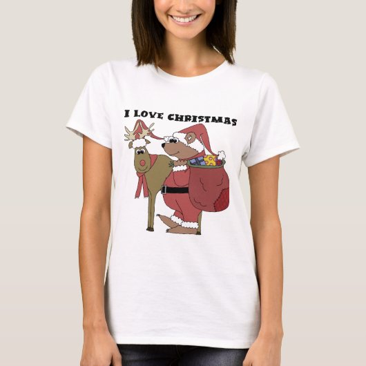 Tiere I Liebe Weihnachtsgeschenke und Geschenke T-Shirt (Vorderseite)