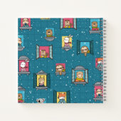 Tiere im Fenster Notizblock (Rückseite)