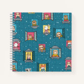 Tiere im Fenster Notizblock (Vorderseite)