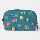 Tiere im Fenster Waschbeutel (Vorderseite)