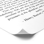 Tiere im Haus in äußerster Randlage Poster (Ecke)