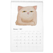 Tiere im Quadrat Kalender (Feb 2027)