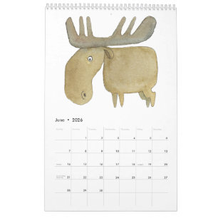 Tiere im Quadrat Kalender